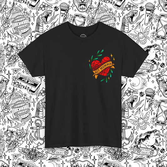 Alt Mumma Heart Tattoo Tee