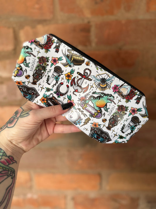 Traditional Tattoo Pencil Case ( PU )