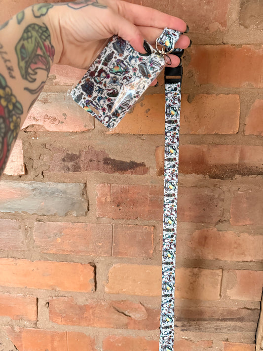 Tattoo Lanyard With ID holder