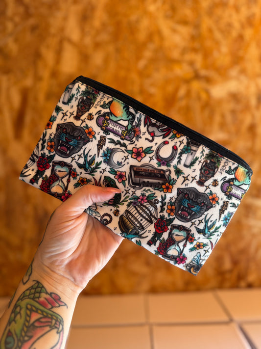Canvas Pencil Case Traditional