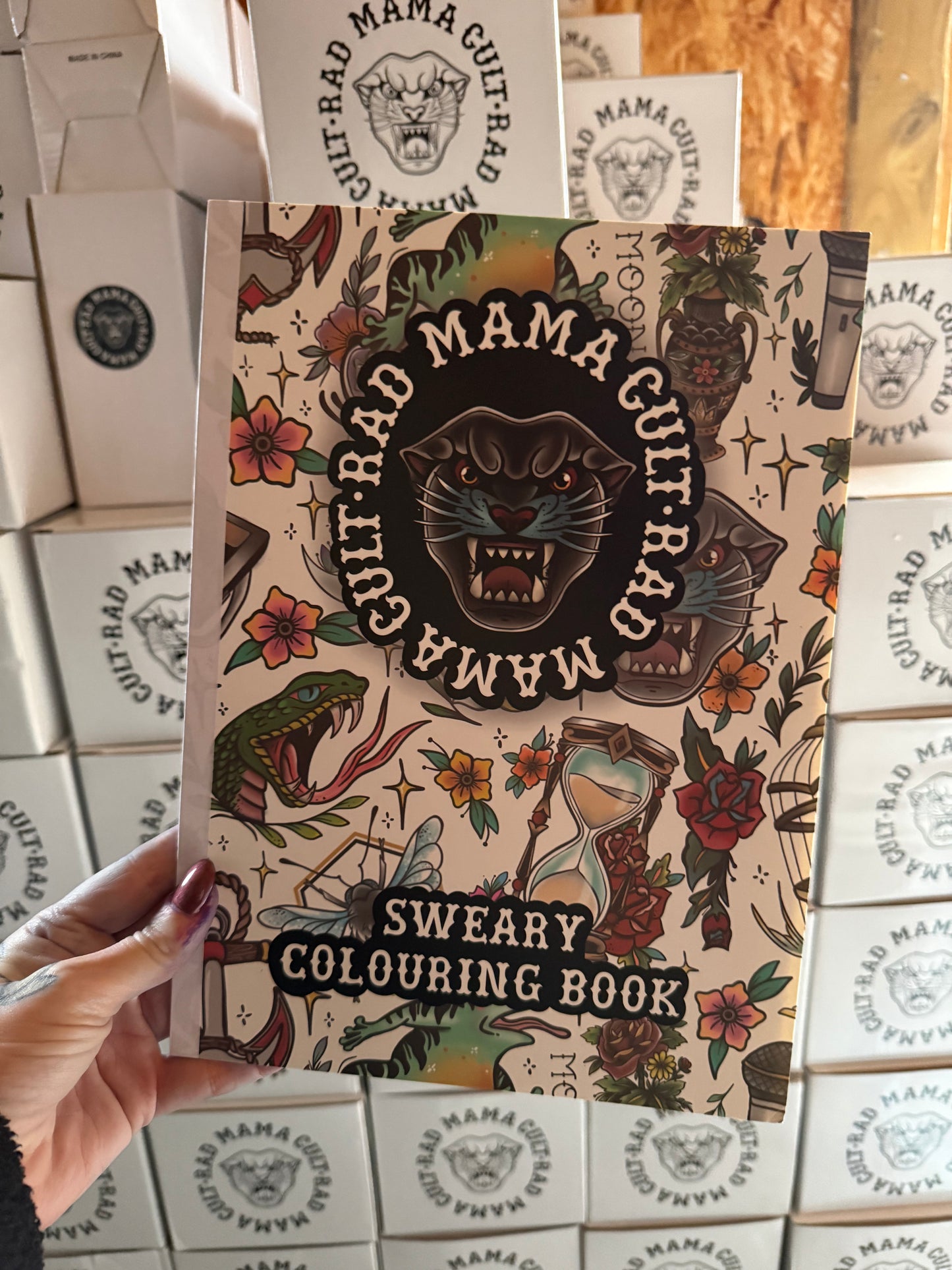 Traditonal Sweary Colouring Book