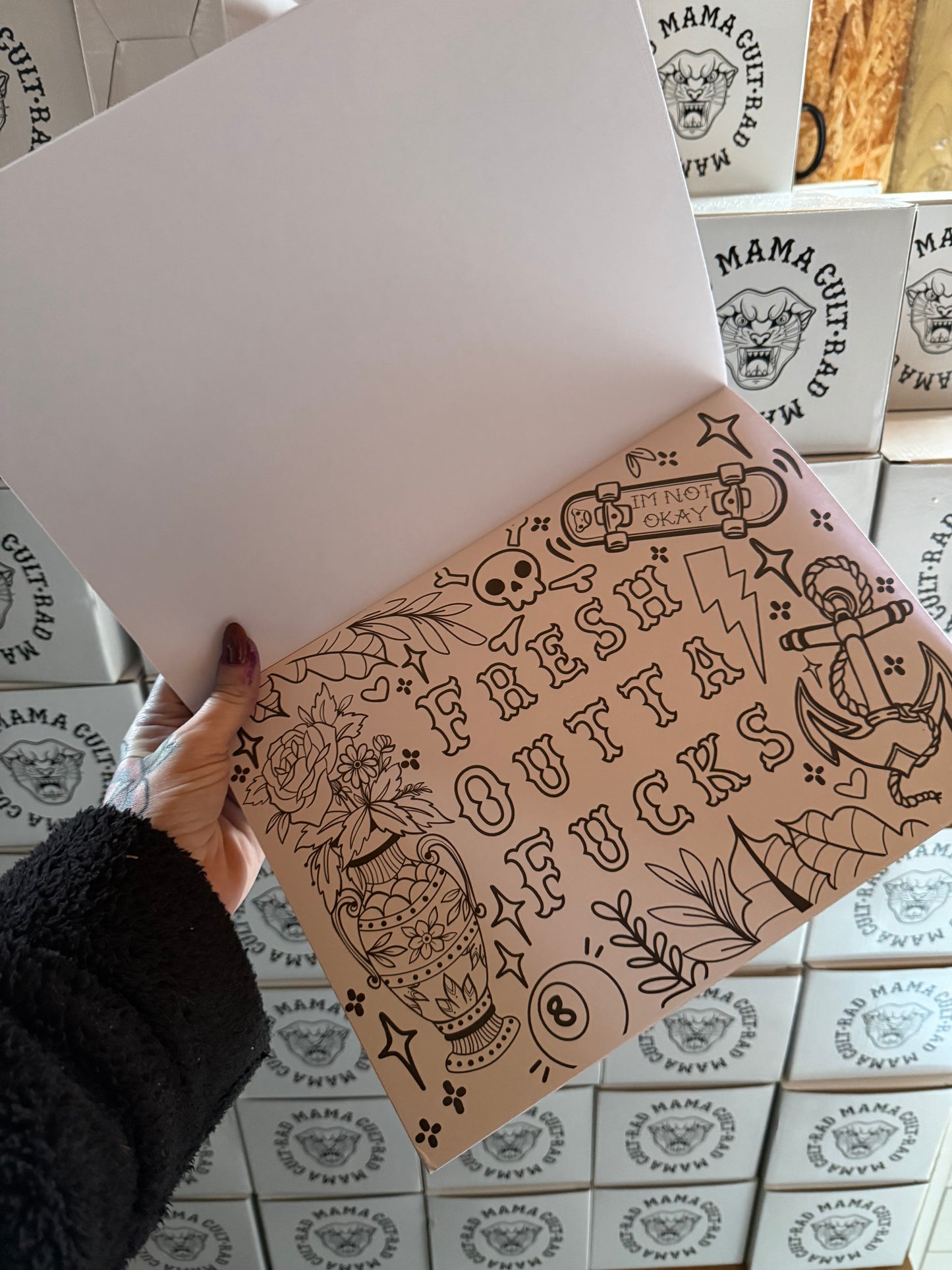 Traditonal Sweary Colouring Book