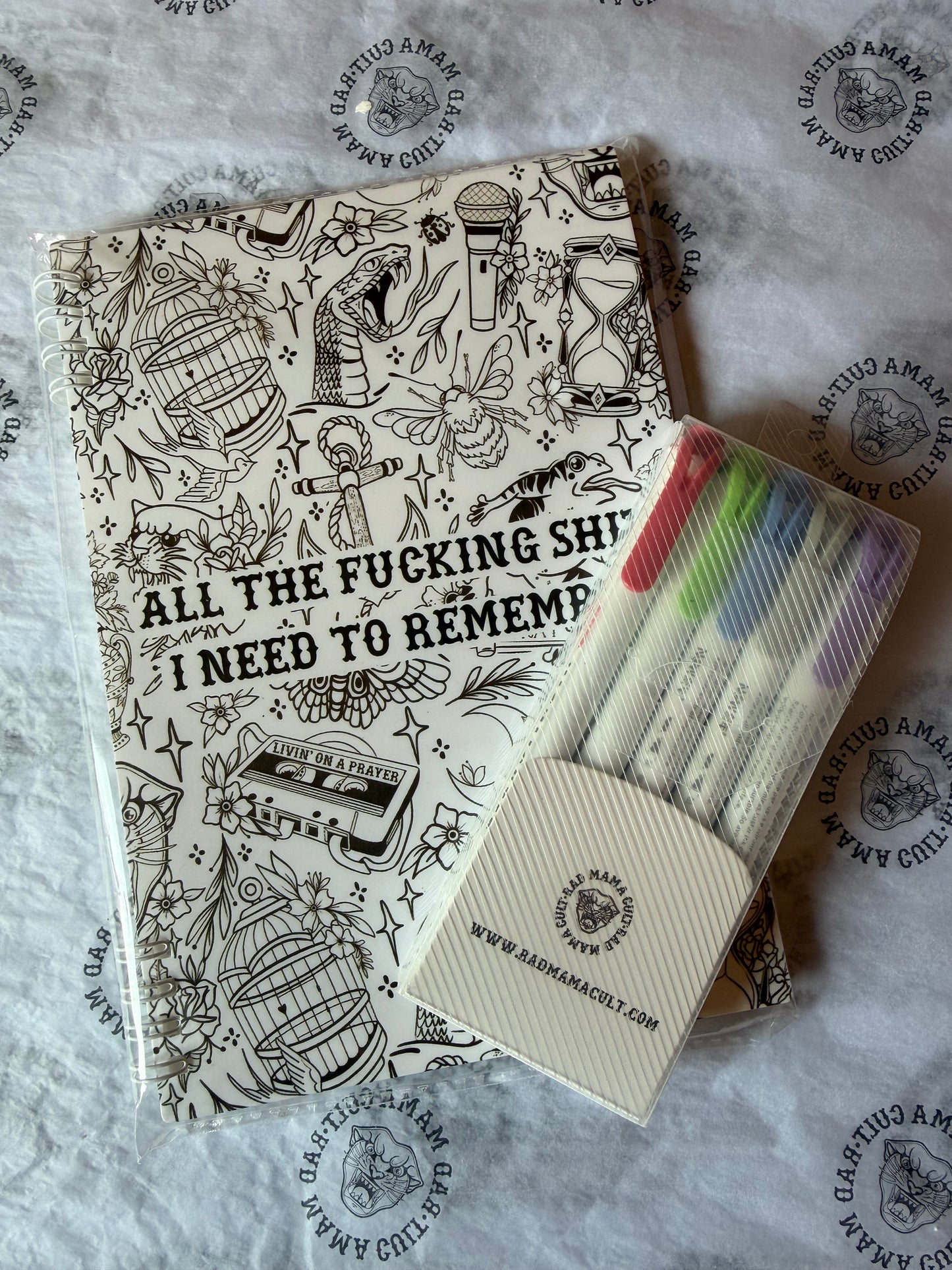 Shit I Need To Remember Notepad + Highlighter Set